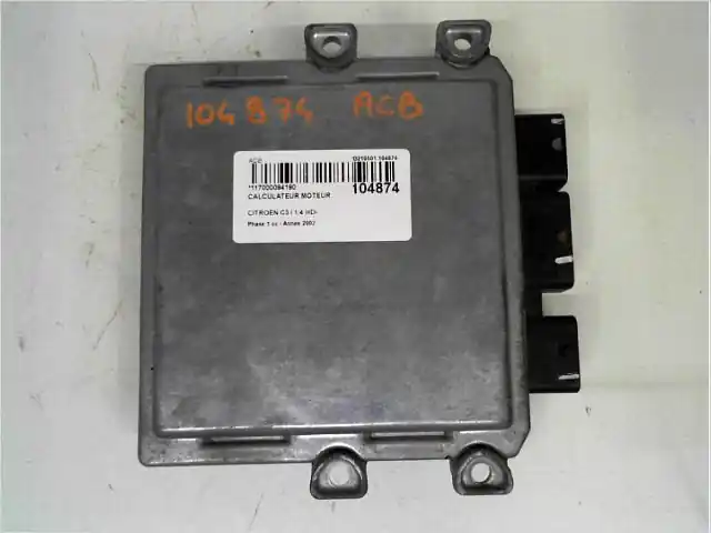 Calculateur moteur occasion CITROEN C3 I Phase 1 - 1.4 HDi - Bon plan